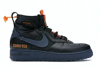 Фото № 1 с приближением к товару «‎Nike Air Force 1 Winter Gore-Tex Black Bright Ceramic Thunder Blue»