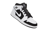 Фото № 2 с приближением к товару «‎Air Jordan 1 Mid White Black (GS)»