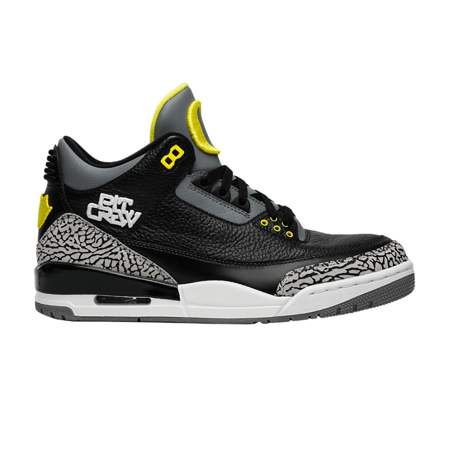 Фото № 1 с приближением к товару «‎Air Jordan 3 Retro Oregon Pit Crew Sample»