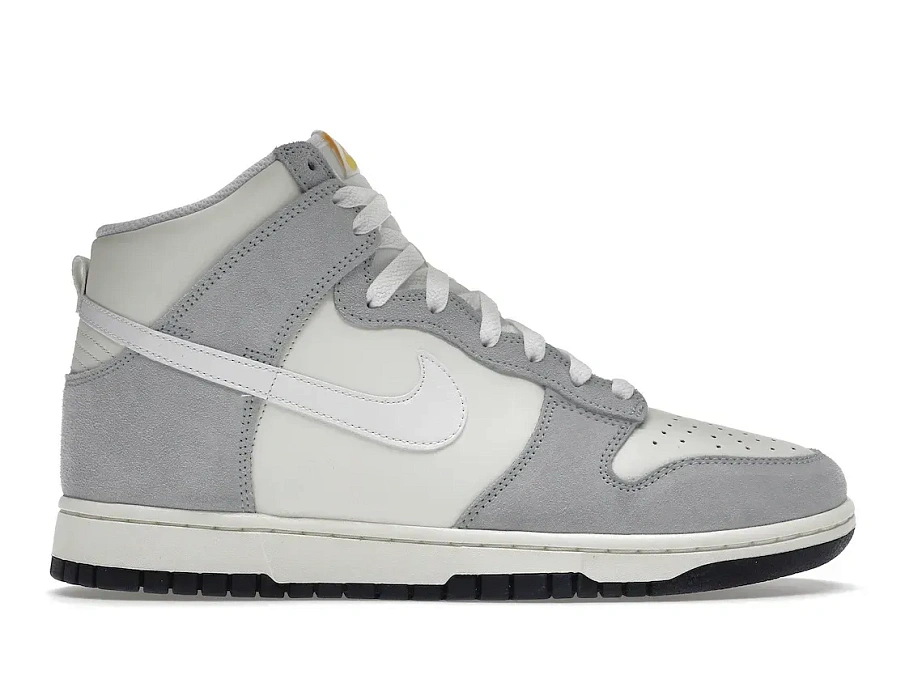 Фото № 1 с приближением к товару «‎Nike Dunk High Retro Sail Pure Platinum Black White»
