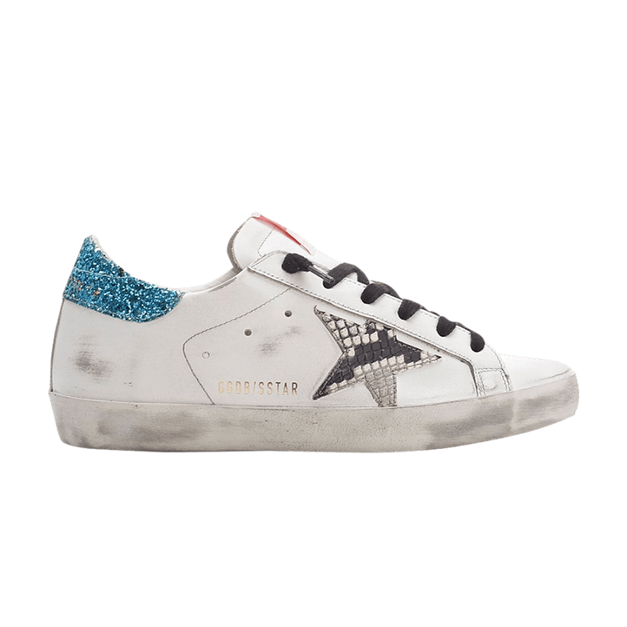 Фото № 1 с приближением к товару «‎Golden Goose Women's Superstar White Light Blue Fluo»