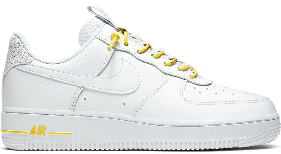 Фото № 1 с приближением к товару «‎Nike Air Force 1 Low Lux White Chrome Yellow »