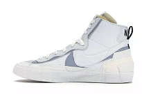 Фото № 2 с приближением к товару «‎Nike Blazer Mid sacai White Grey»