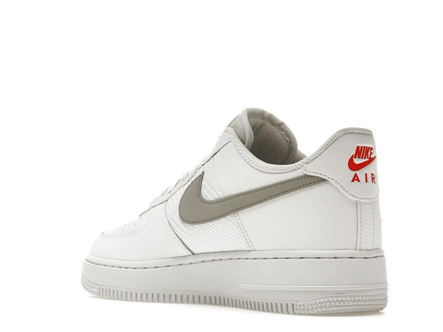 Фото № 6 с приближением к товару «‎Nike Air Force 1 Low 07 SE Double Swoosh White Picante»