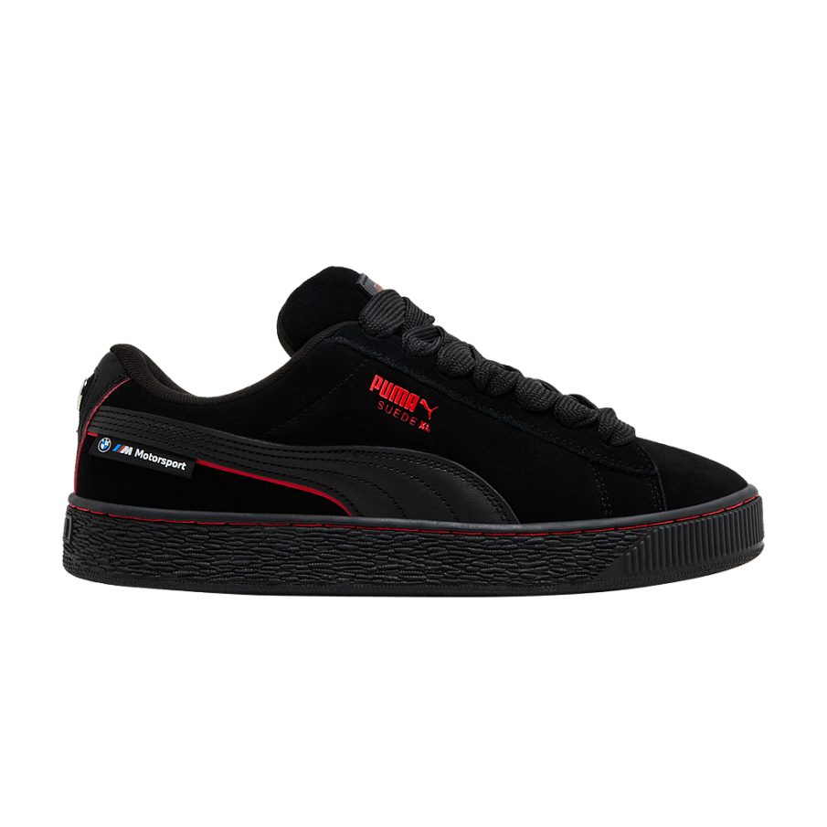 Фото № 1 с приближением к товару «‎BMW M Motorsport x Puma Suede XL Black Pop Red»