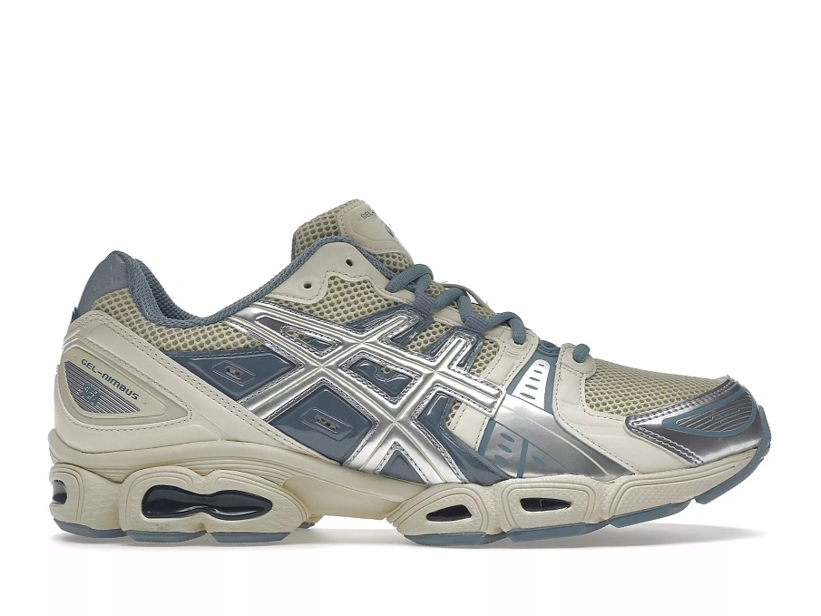 Фото № 1 с приближением к товару «‎ASICS Gel-Nimbus 9 Wind And Sea Cream Blue»