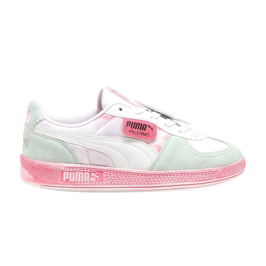Фото № 1 с приближением к товару «‎Hello Kitty x Puma Palermo Big Kid Hello Kitty and Friends Tie Dye»