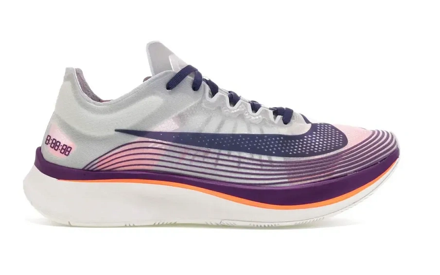 Фото № 1 с приближением к товару «‎Nike Zoom Fly Purple Orange»