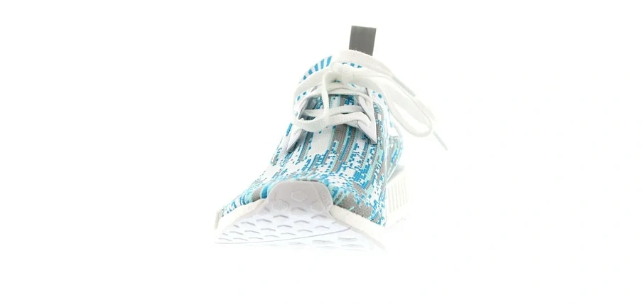 Фото № 4 с приближением к товару «‎adidas NMD R1 Sneakersnstuff Datamosh Clear Aqua»