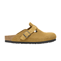 Фото № 1 с приближением к товару «‎Birkenstock Boston Suede Embossed Corduroy Narrow Cork Brown»