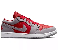 Фото № 1 с приближением к товару «‎Jordan 1 Low SE Homage Split Gym Red Cement Grey »