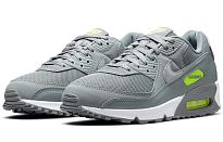 Фото № 2 с приближением к товару «‎Nike Air Max 90 'Grey Neon' GreyGreen»
