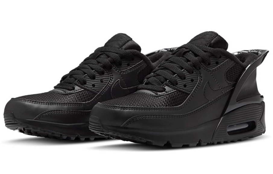 Фото № 3 с приближением к товару «‎Nike Air Max 90 FlyEase (GS) Black»