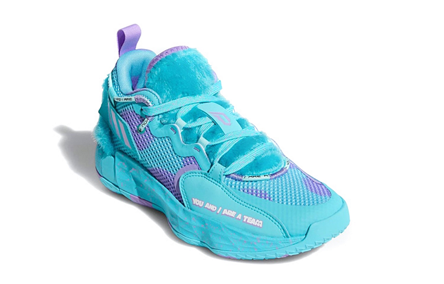 Фото № 3 с приближением к товару «‎Monsters Inc. x adidas Dame 7 Extply Mid-Top Basketball Shoes K Blue»
