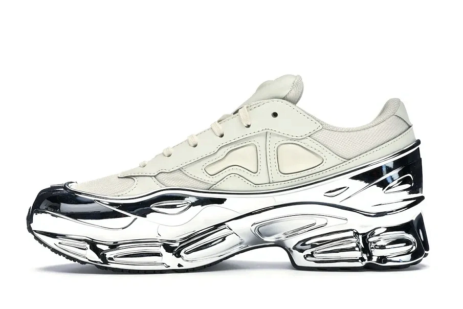Фото № 3 с приближением к товару «‎adidas Ozweego Raf Simons Cream White Silver Metallic»