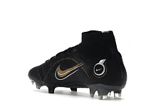 Фото № 6 с приближением к товару «‎Nike Mercurial Superfly 8 FG Black Metallic Silver Gold»