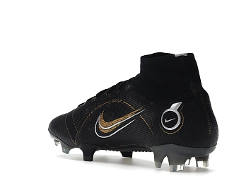 Nike Mercurial Superfly 8 FG Black Metallic Silver Gold - 6