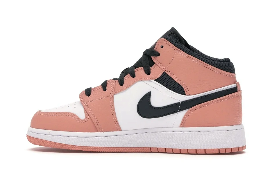 Фото № 6 с приближением к товару «‎Jordan 1 Mid Pink Quartz »