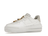Фото № 3 с приближением к товару «‎Nike Air Force 1 Low PLT.AF.ORM Bling White Metallic Gold »