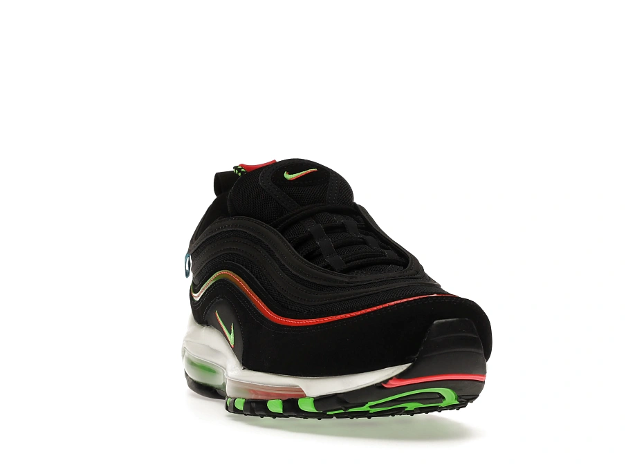 Фото № 2 с приближением к товару «‎Nike Air Max 97 Worldwide Black»