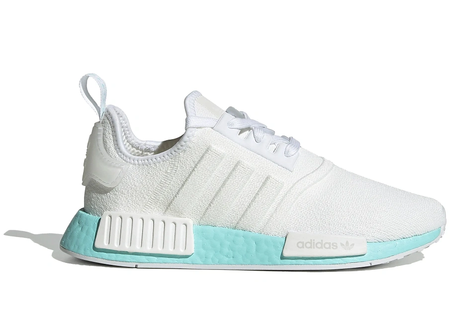 Фото № 1 с приближением к товару «‎adidas NMD_R1 Cloud White Clear Aqua »