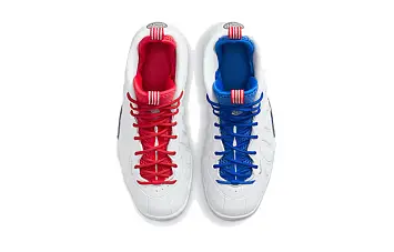Nike Little Posite One "Space" (GS) Sneakers WhiteBlueRed - 7