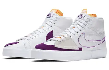 Nike SB Zoom Blazer Mid Edge WhitePurple - 3