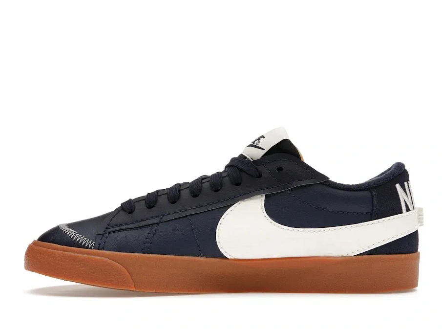 Фото № 3 с приближением к товару «‎Nike Blazer Low 77 Jumbo WNTR Midnight Navy Gum»