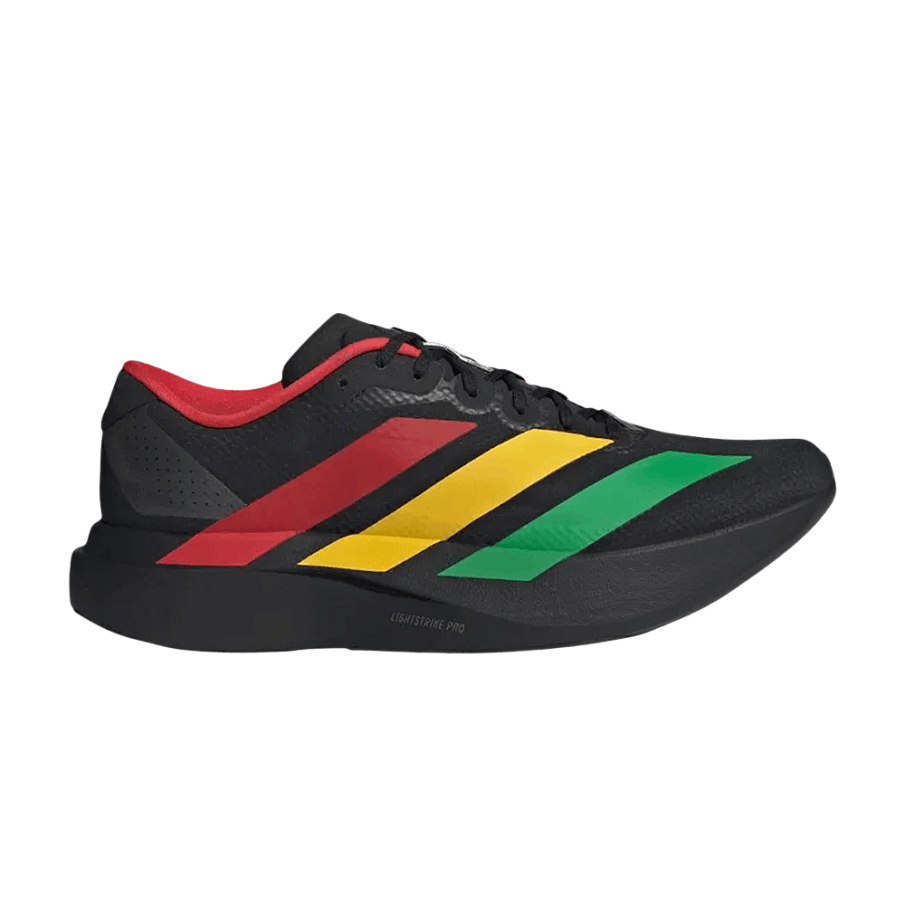 Фото № 1 с приближением к товару «‎Bob Marley x adidas Adizero Evo SL Black Red Yellow»