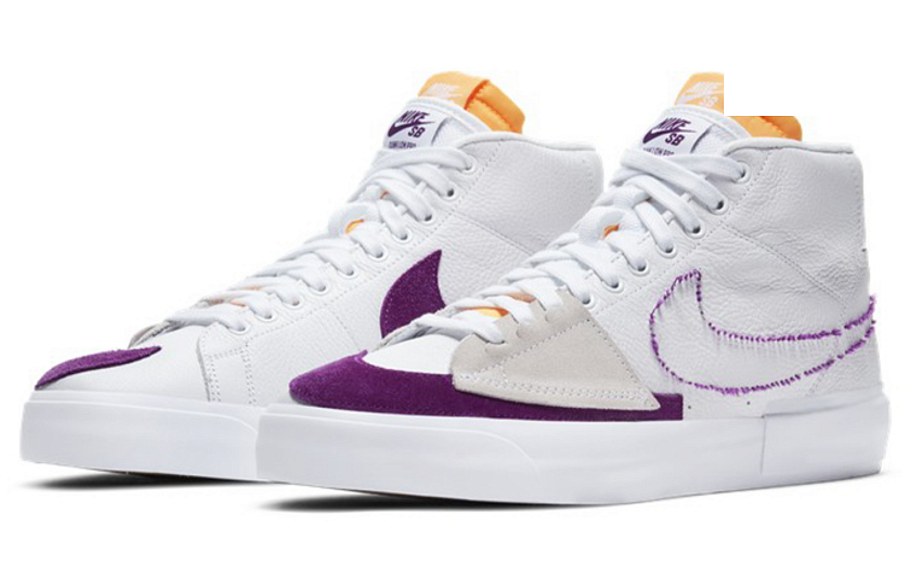 Фото № 3 с приближением к товару «‎Nike SB Zoom Blazer Mid Edge WhitePurple»