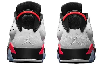 Jordan 6 Retro Low Infrared White - 4