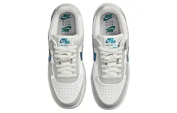 Nike Air Force 1 Low Shadow Sneakers WhiteGreen - 6
