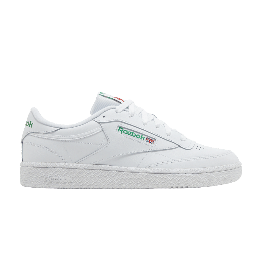 Фото № 1 с приближением к товару «‎Reebok Club C 85 White Green 2023»