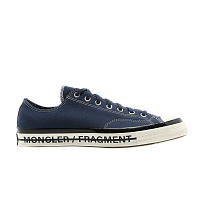 Фото № 1 с приближением к товару «‎Fragment Design x Moncler x Converse Chuck 70 Low Insignia Blue»