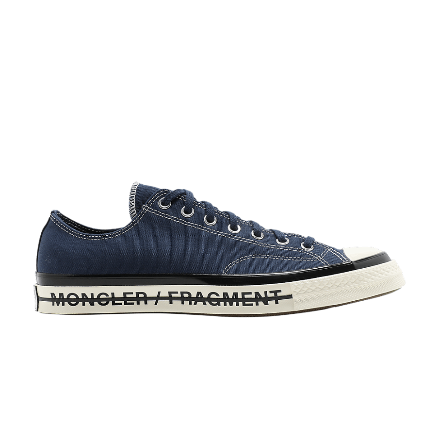 Фото № 1 с приближением к товару «‎Fragment Design x Moncler x Converse Chuck 70 Low Insignia Blue»