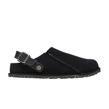 Birkenstock Lutry Suede Sandal Black - 1