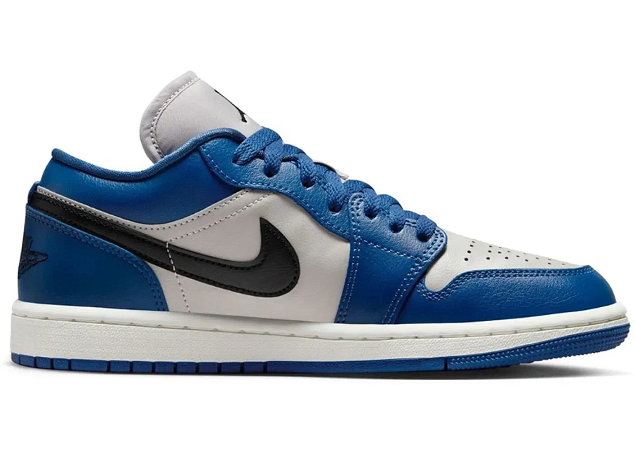 Фото № 1 с приближением к товару «‎Jordan 1 Low French Blue College Grey »