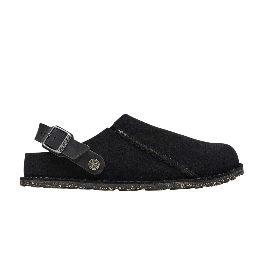 Фото № 1 с приближением к товару «‎Birkenstock Lutry Suede Sandal Black»
