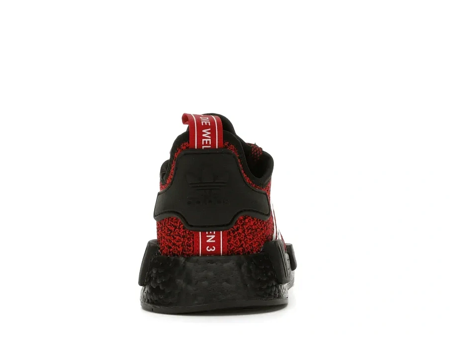 Фото № 4 с приближением к товару «‎adidas NMD R1 Carbon Red White Black»