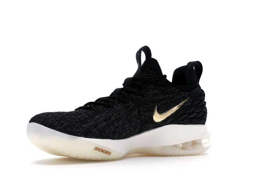 Фото № 4 с приближением к товару «‎Nike LeBron 15 Low Black Gold»