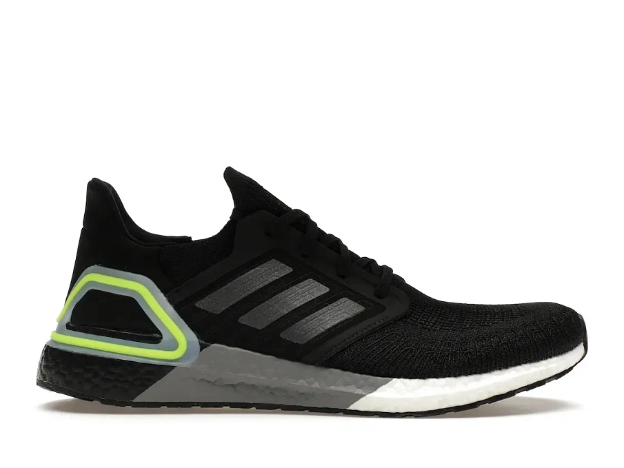 Фото № 1 с приближением к товару «‎adidas Ultra Boost 20 Core Black Signal Green»