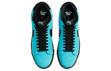Nike Sb Zoom Blazer Mid Skate Shoes Baltic Blue - 7