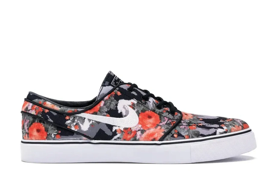 Фото № 1 с приближением к товару «‎Nike SB Stefan Janoski Zoom Digi Floral Orange»