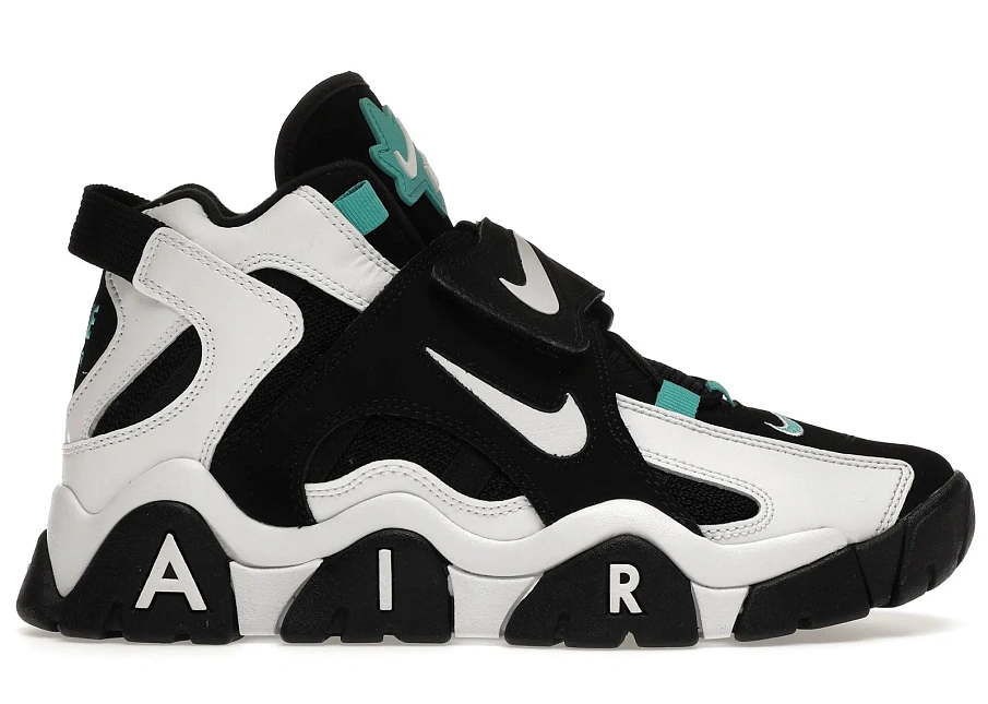 Фото № 1 с приближением к товару «‎Nike Air Barrage Mid Black White Cabana»