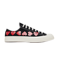 Фото № 1 с приближением к товару «‎Comme des Garçons PLAY x Converse Chuck 70 Low Multi Heart - Black»