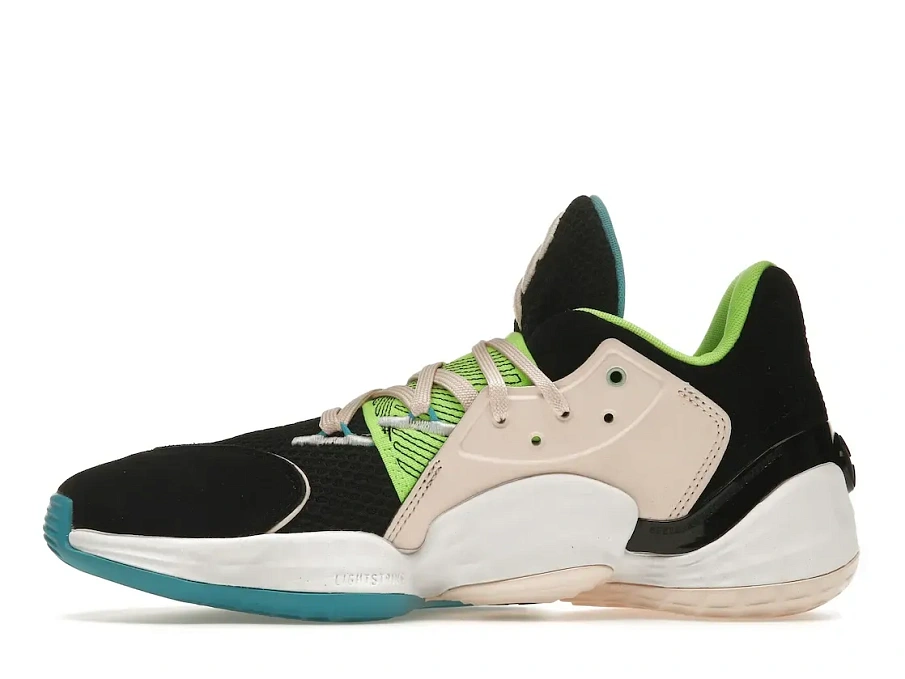 Фото № 3 с приближением к товару «‎adidas Harden Vol. 4 Black Pink Green»
