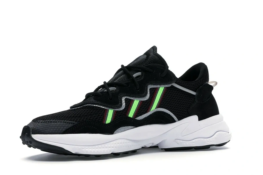 Фото № 3 с приближением к товару «‎adidas Ozweego Core Black Solar Green»