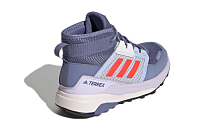 Фото № 4 с приближением к товару «‎adidas Terrex Trailmaker Mid Rain.Rdy K Kids PurpleRed»