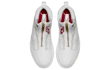 Wmns Air Jordan 1 Retro High Zip 'White' White - 6