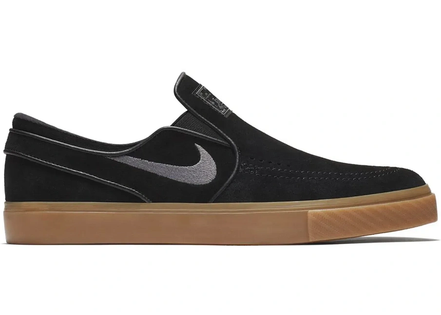 Фото № 1 с приближением к товару «‎Nike SB Zoom Stefan Janoski Slip Black Gunsmoke Gum»